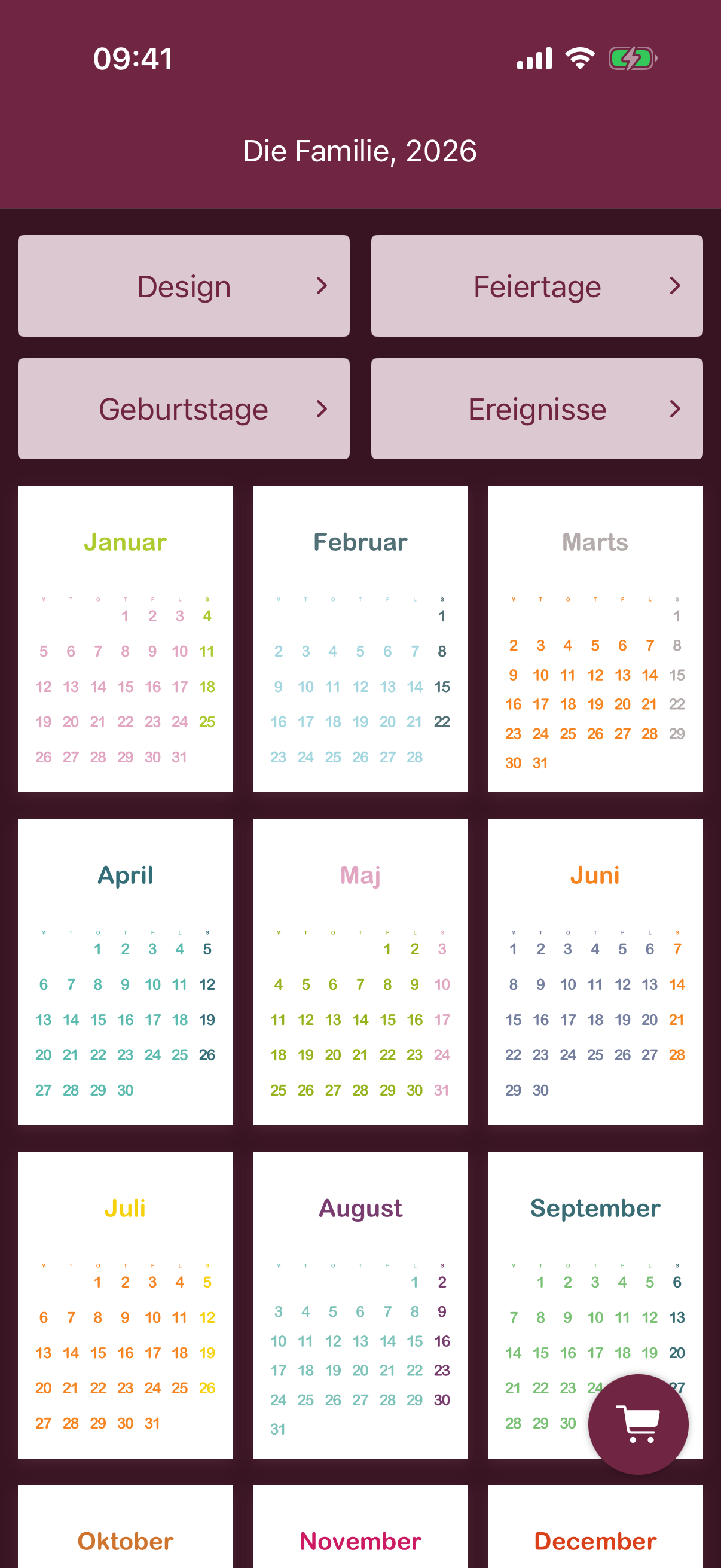Calendarly App-Screenshot