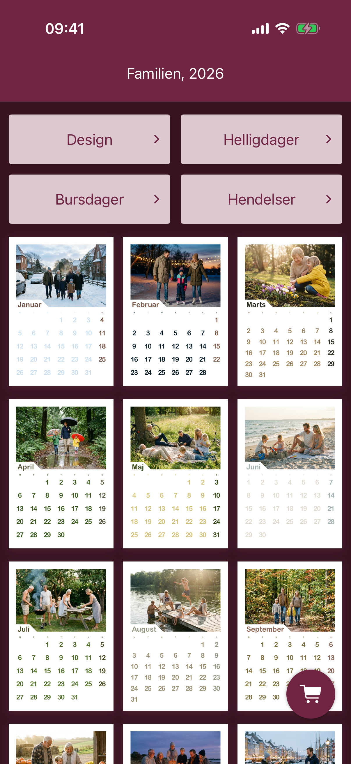 Calendarly app-skjermbilde