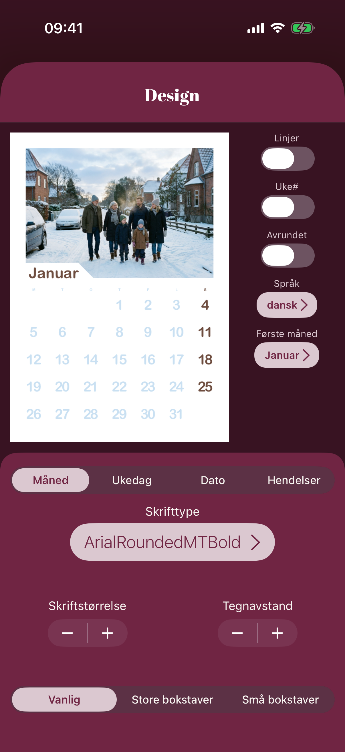 Calendarly app-skjermbilde