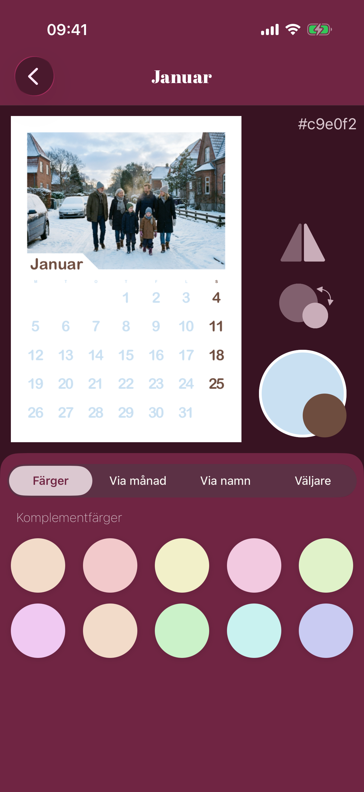 Calendarly appskärmbild
